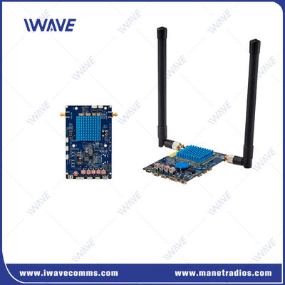 4K ভিডিও 10km-15km ওয়্যারলেস যোগাযোগ মডিউল 120Mbps 64 নোড